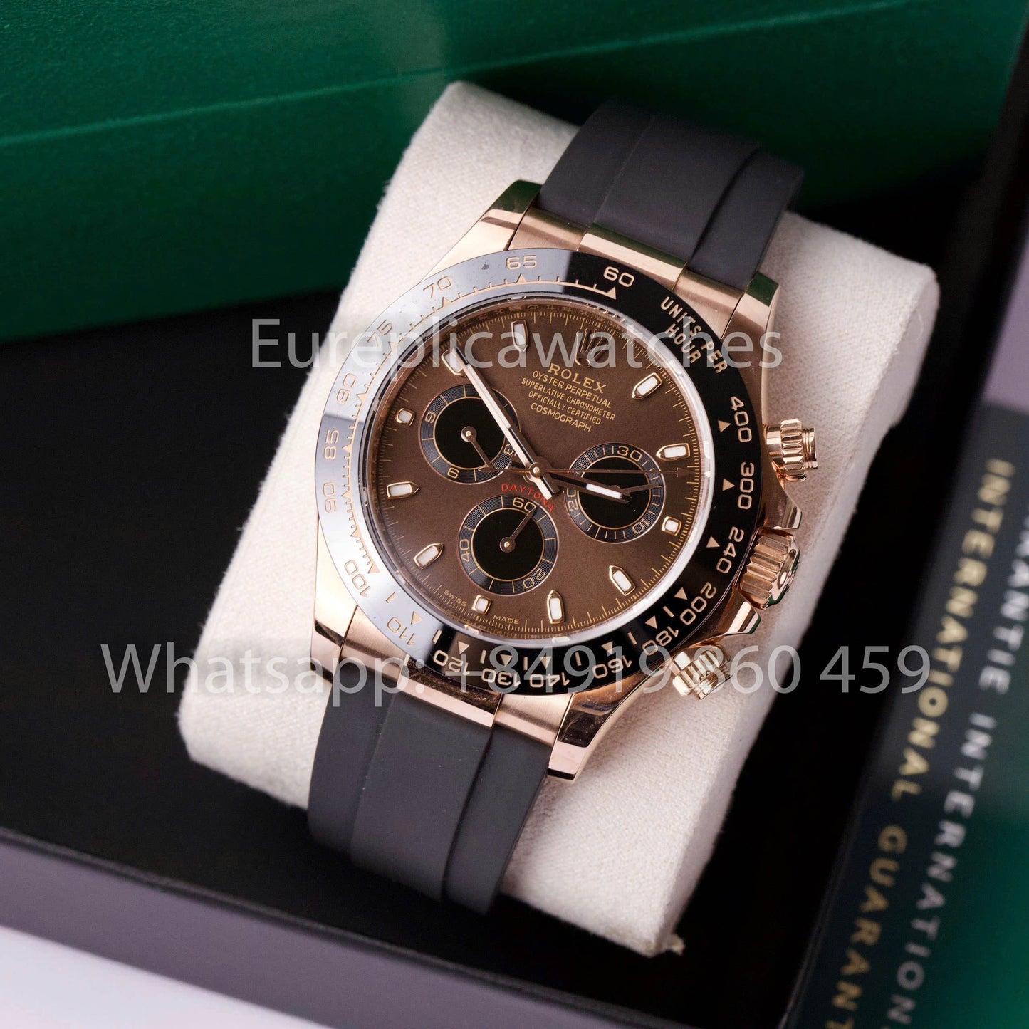 Rolex Cosmograph Daytona M116515LN-0041 1:1 Meilleur clone personnalisé plaqué or rose