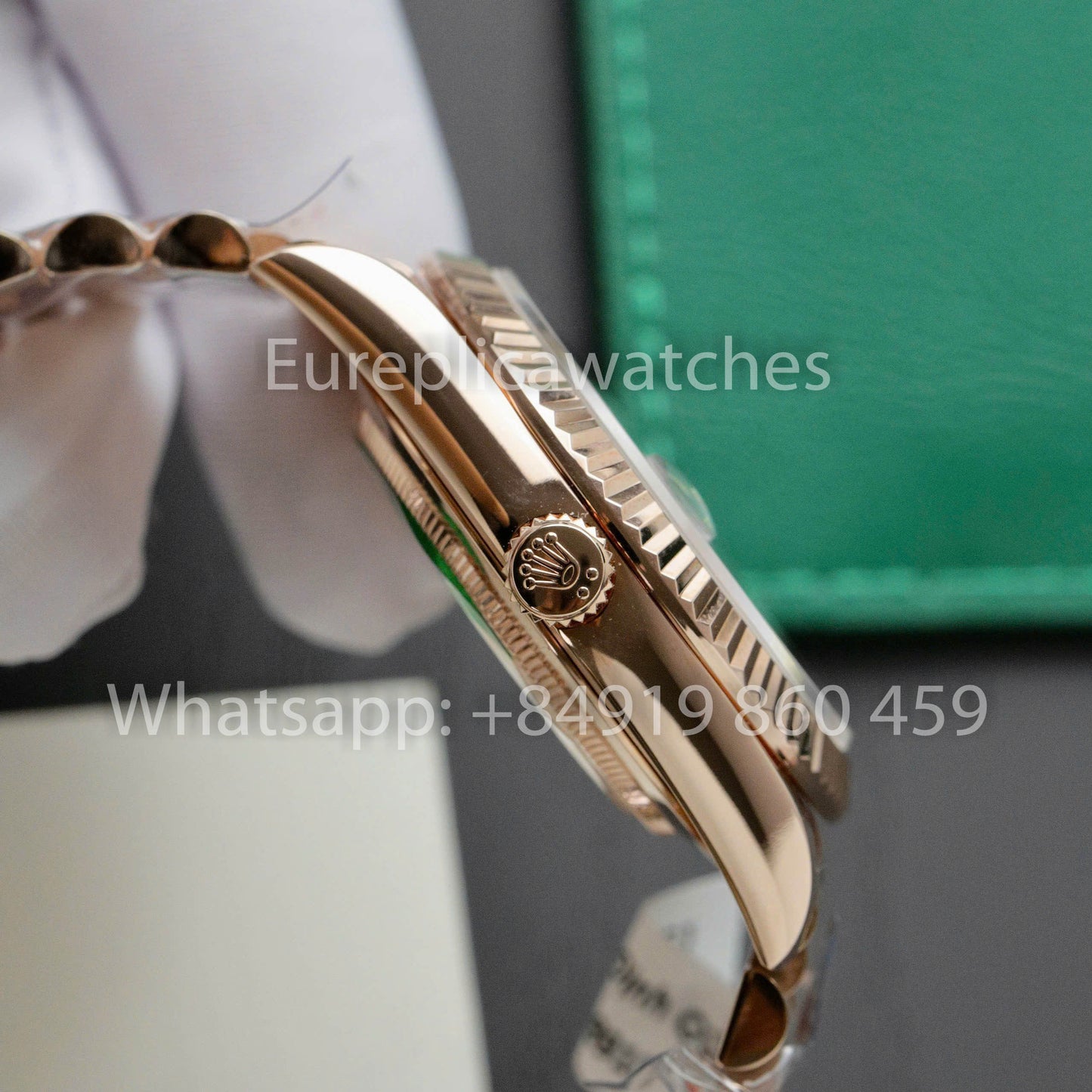 Rolex unveils the new Day-Date 40mm  Slate Dial 2024 QF Factory 1:1 Best Clone Custom Gold Plated