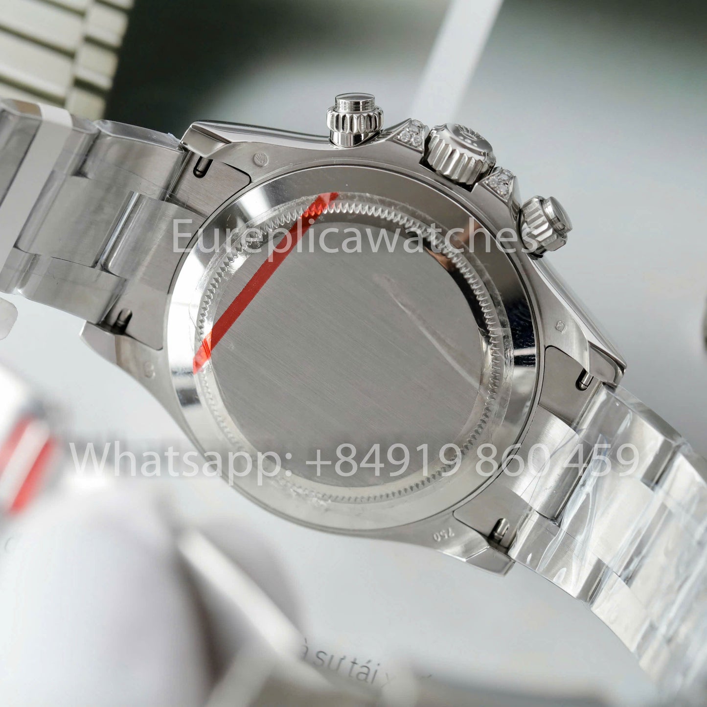 Rolex Cosmograph Daytona 40 mm, lunette saphir personnalisée, cadran noir, 116520, meilleur clone