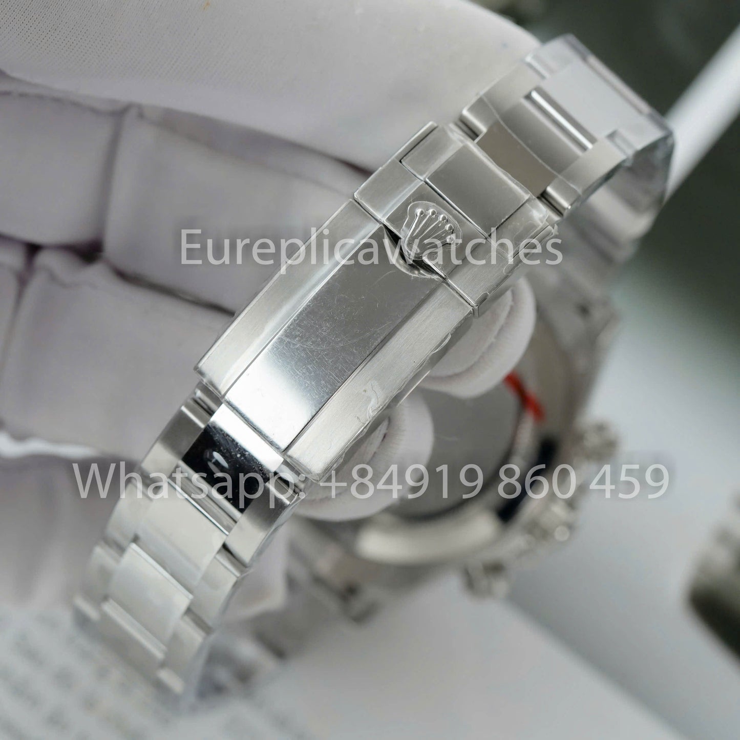 Rolex Cosmograph Daytona 40 mm, lunette saphir personnalisée, cadran noir, 116520, meilleur clone