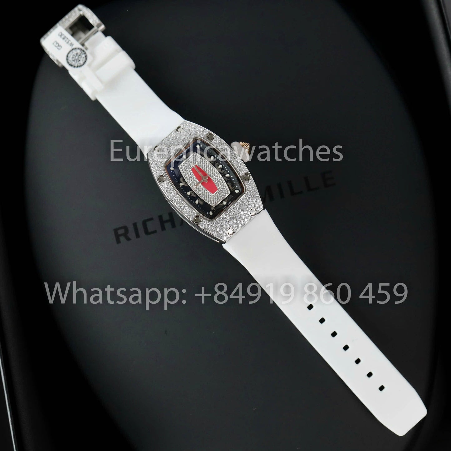 Richard Mille RM 07-01 1:1 Bester Klon RM Fabrik Custom Moissanite Case Silber