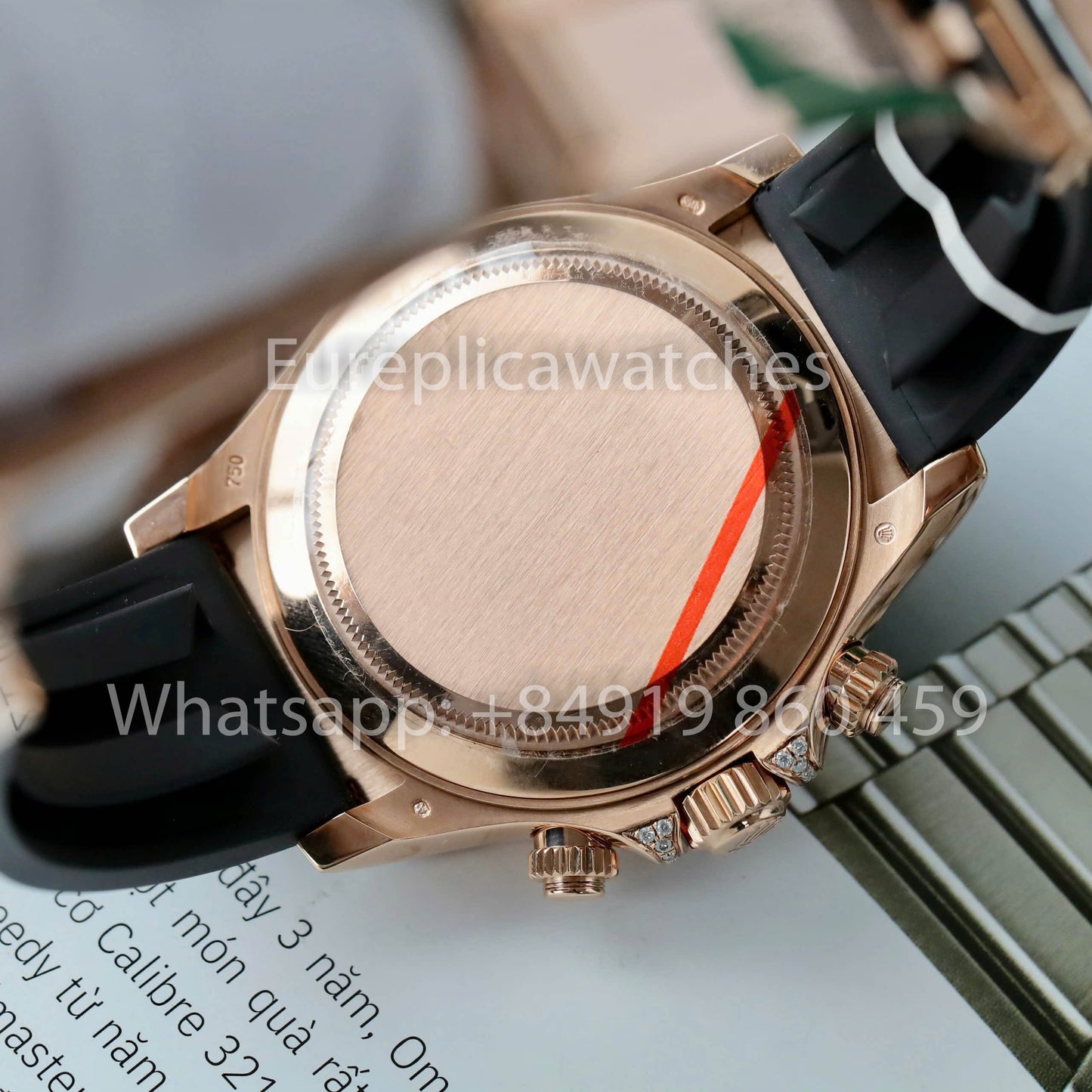 Rolex Daytona M126535TBR-0002 Custom Watch 1:1 Best Clone Moissanite and gold