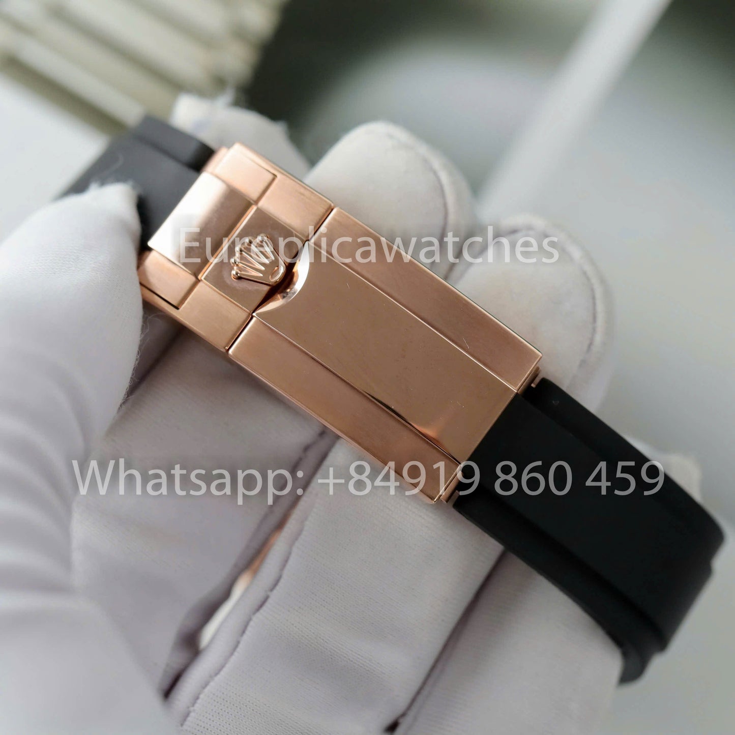 Rolex Daytona M126535TBR-0002 Custom Watch 1:1 Best Clone Moissanite and gold