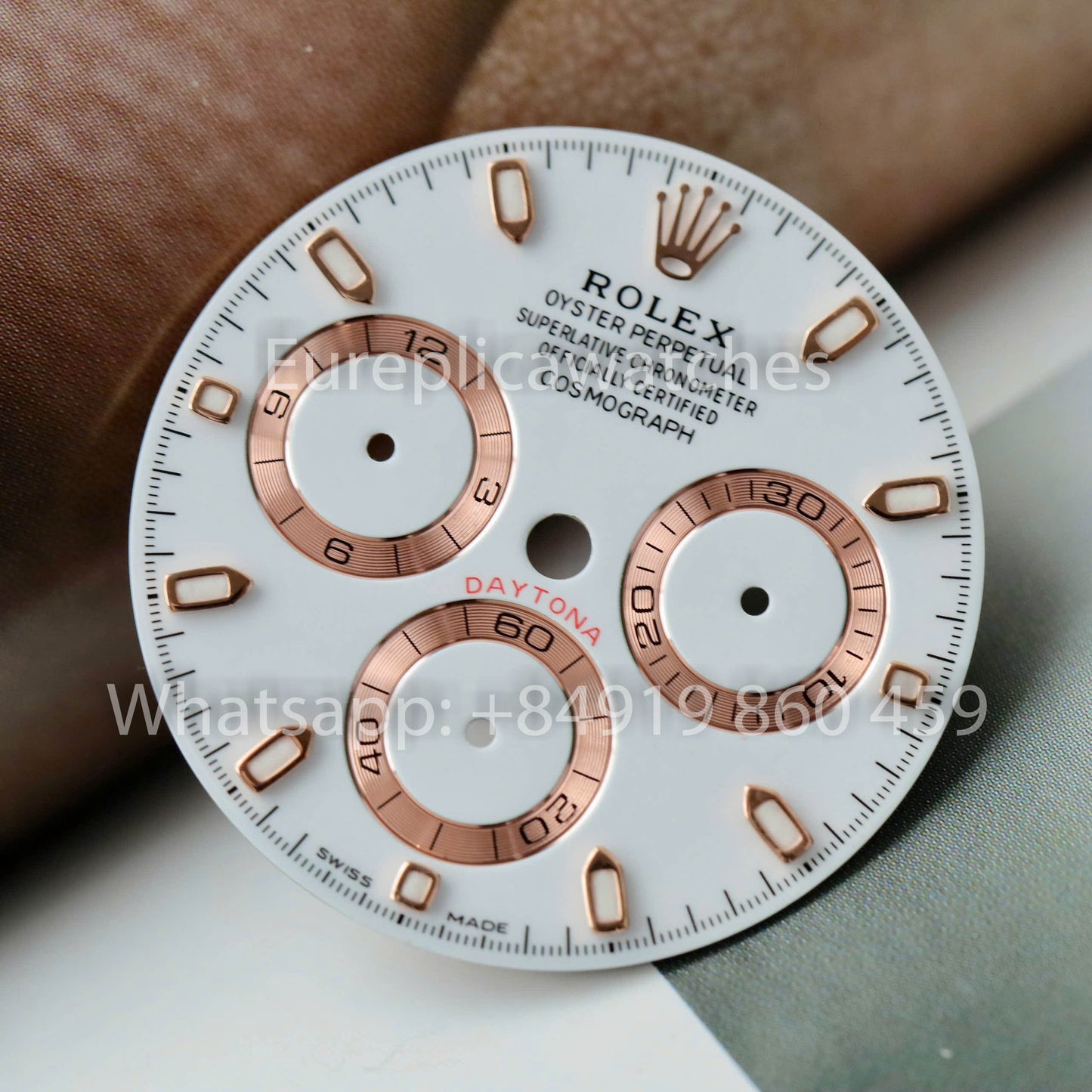 Rolex Daytona M126535TBR-0002 Custom Watch 1:1 Best Clone Moissanite and gold