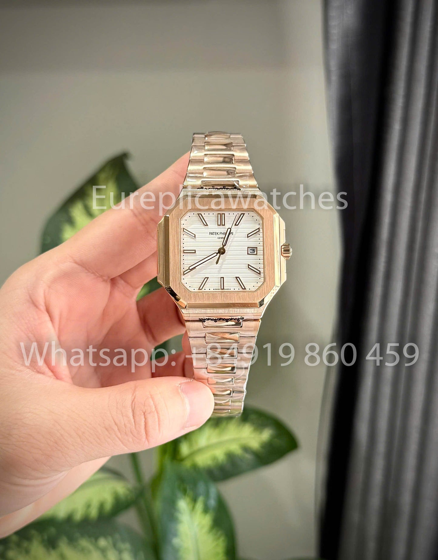 Patek Philippe Cubitus Series 5821 Rose Gold White Dial 1:1 Best Version PPF Factory