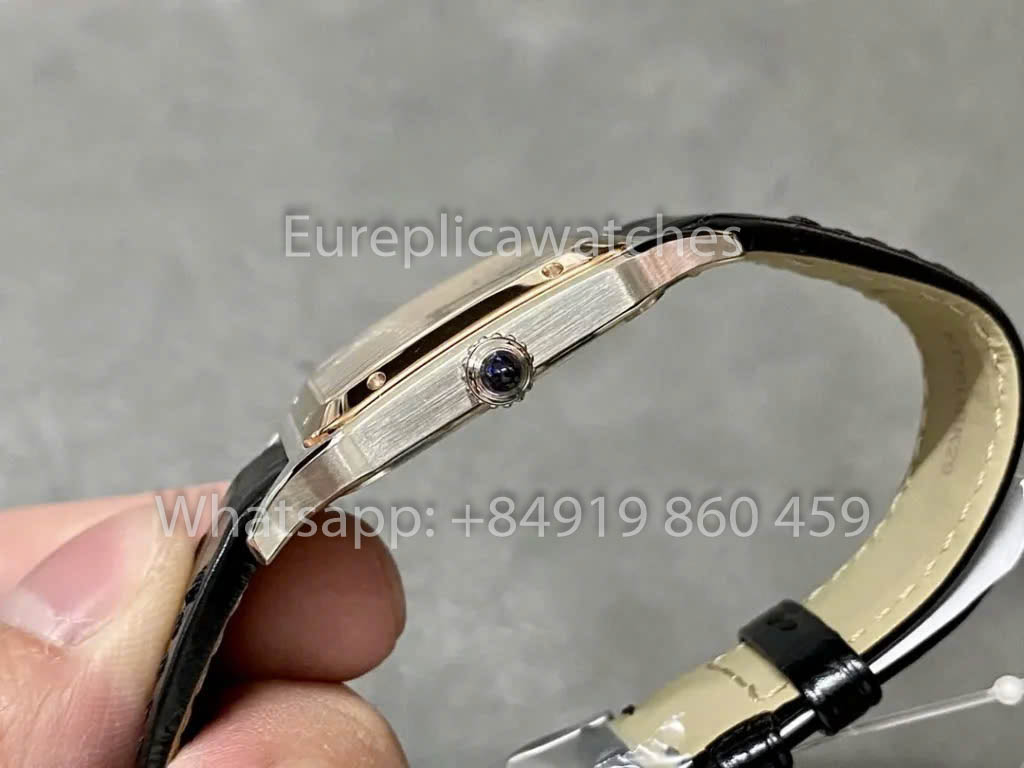 Cartier Santos-Dumont WGSA0021 1:1 Meilleur clone F1 Factory Or et Argent