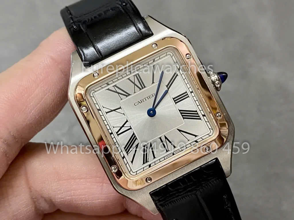 Cartier Santos-Dumont WGSA0021 1:1 Meilleur clone F1 Factory Or et Argent