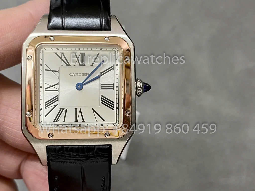 Cartier Santos-Dumont WGSA0021 1:1 Meilleur clone F1 Factory Or et Argent