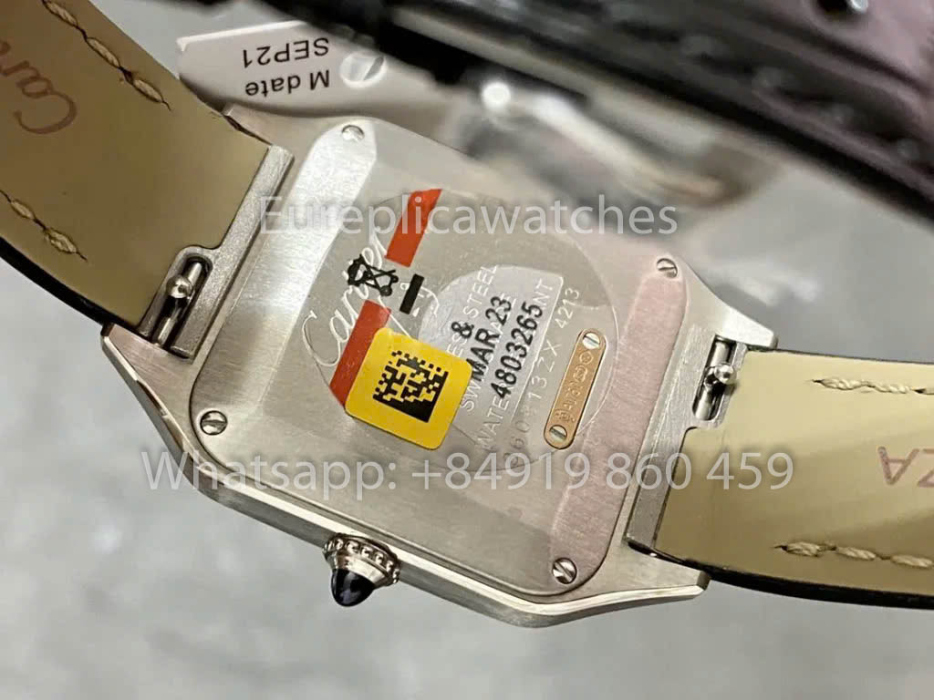 Cartier Santos-Dumont WGSA0021 1:1 Meilleur clone F1 Factory Or et Argent