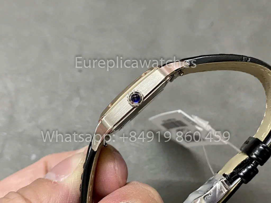 Cartier Santos-Dumont WGSA0021 1:1 Meilleur clone F1 Factory Or et Argent