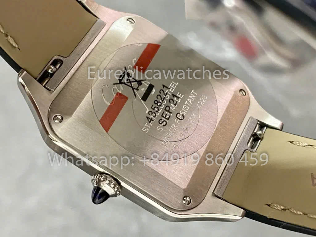 Cartier Santos-Dumont WGSA0032 1:1 Meilleur clone F1 Factory Boîtier argenté