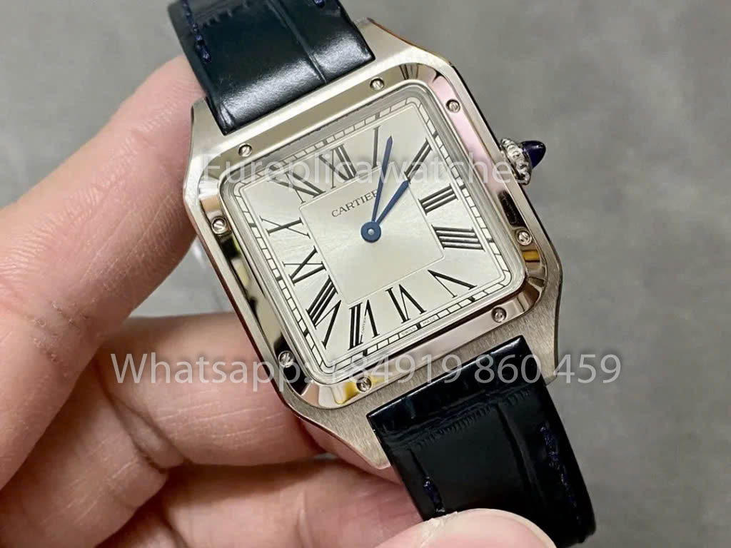 Cartier Santos-Dumont WGSA0032 1:1 Meilleur clone F1 Factory Boîtier argenté