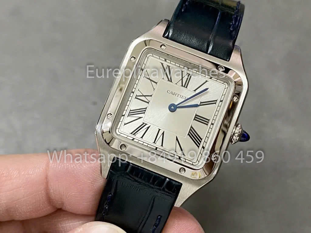 Cartier Santos-Dumont WGSA0032 1:1 Meilleur clone F1 Factory Boîtier argenté