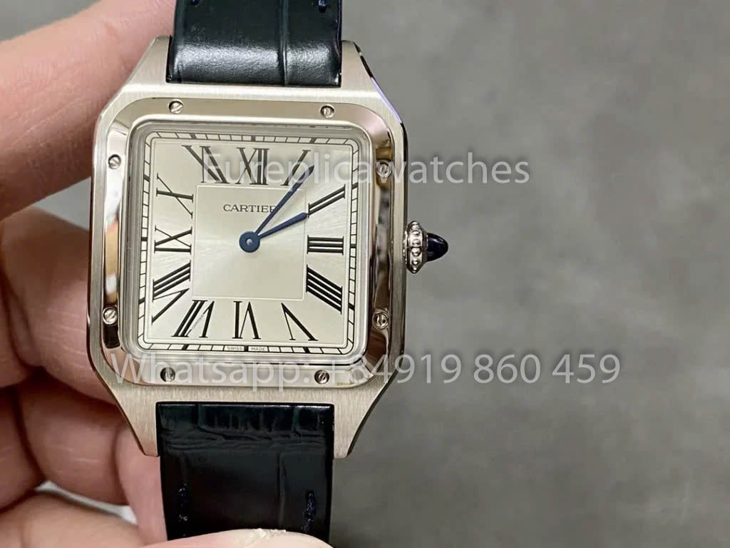 Cartier Santos-Dumont WGSA0032 1:1 Meilleur clone F1 Factory Boîtier argenté