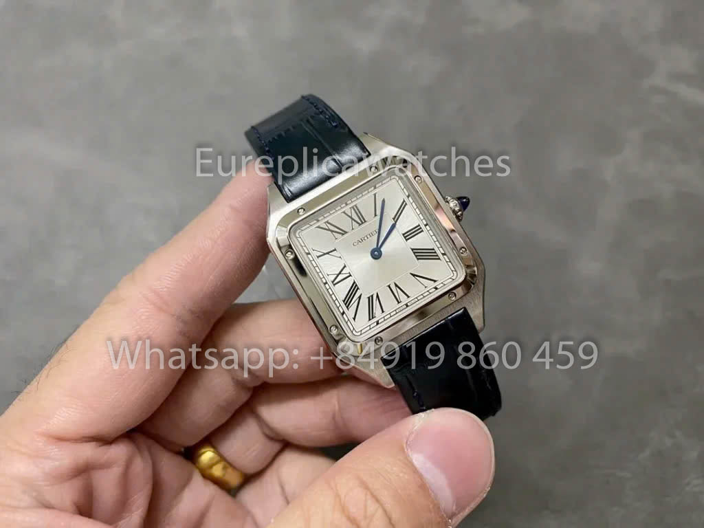 Cartier Santos-Dumont WGSA0032 1:1 Meilleur clone F1 Factory Boîtier argenté