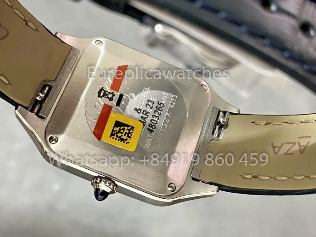 Cartier Santos-Dumont WGSA0032 1:1 Meilleur clone F1 Factory Boîtier argenté