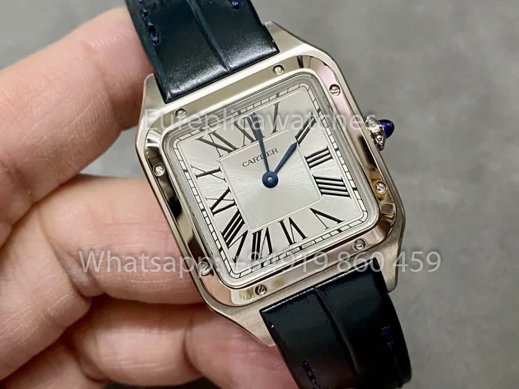 Cartier Santos-Dumont WGSA0032 1:1 Meilleur clone F1 Factory Boîtier argenté