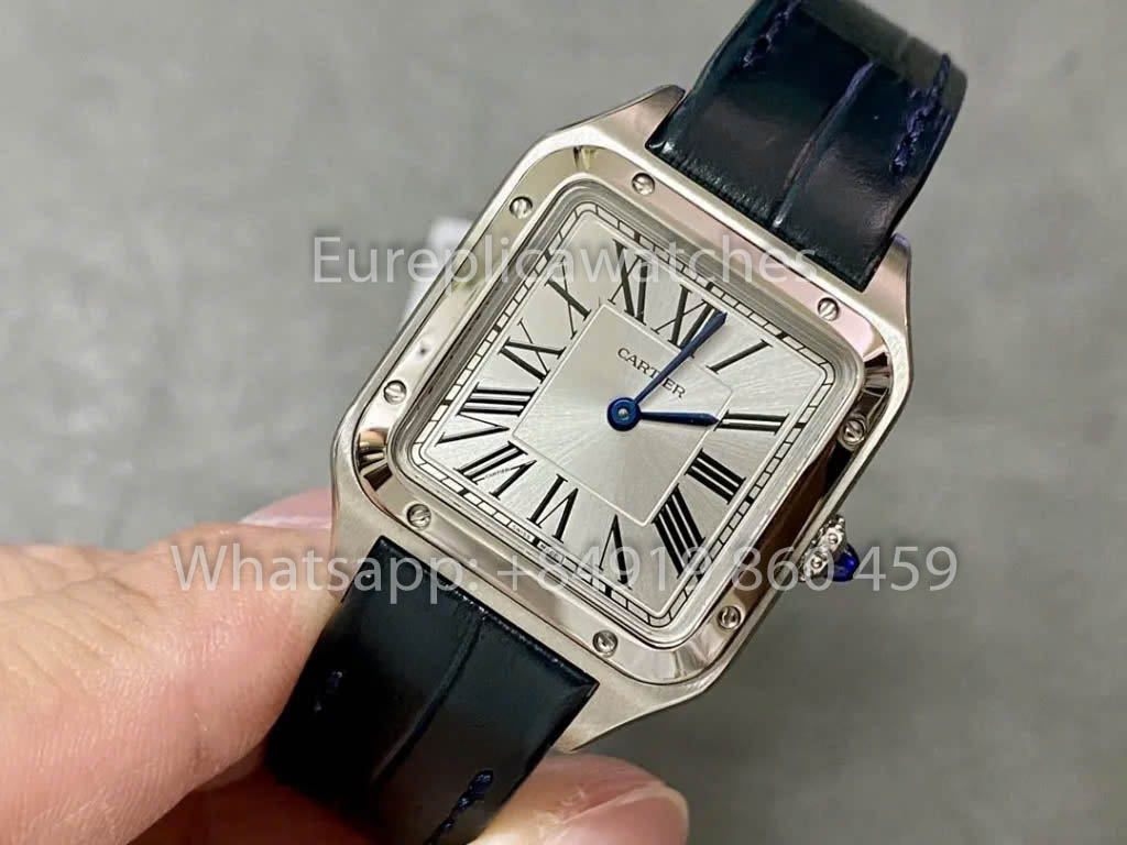 Cartier Santos-Dumont WGSA0032 1:1 Meilleur clone F1 Factory Boîtier argenté
