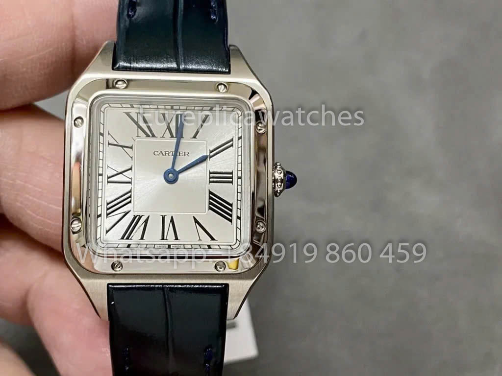 Cartier Santos-Dumont WGSA0032 1:1 Meilleur clone F1 Factory Boîtier argenté