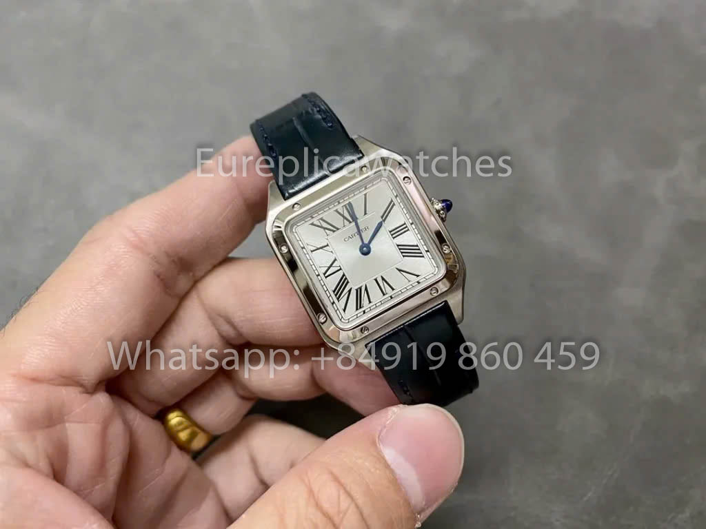 Cartier Santos-Dumont WGSA0032 1:1 Meilleur clone F1 Factory Boîtier argenté
