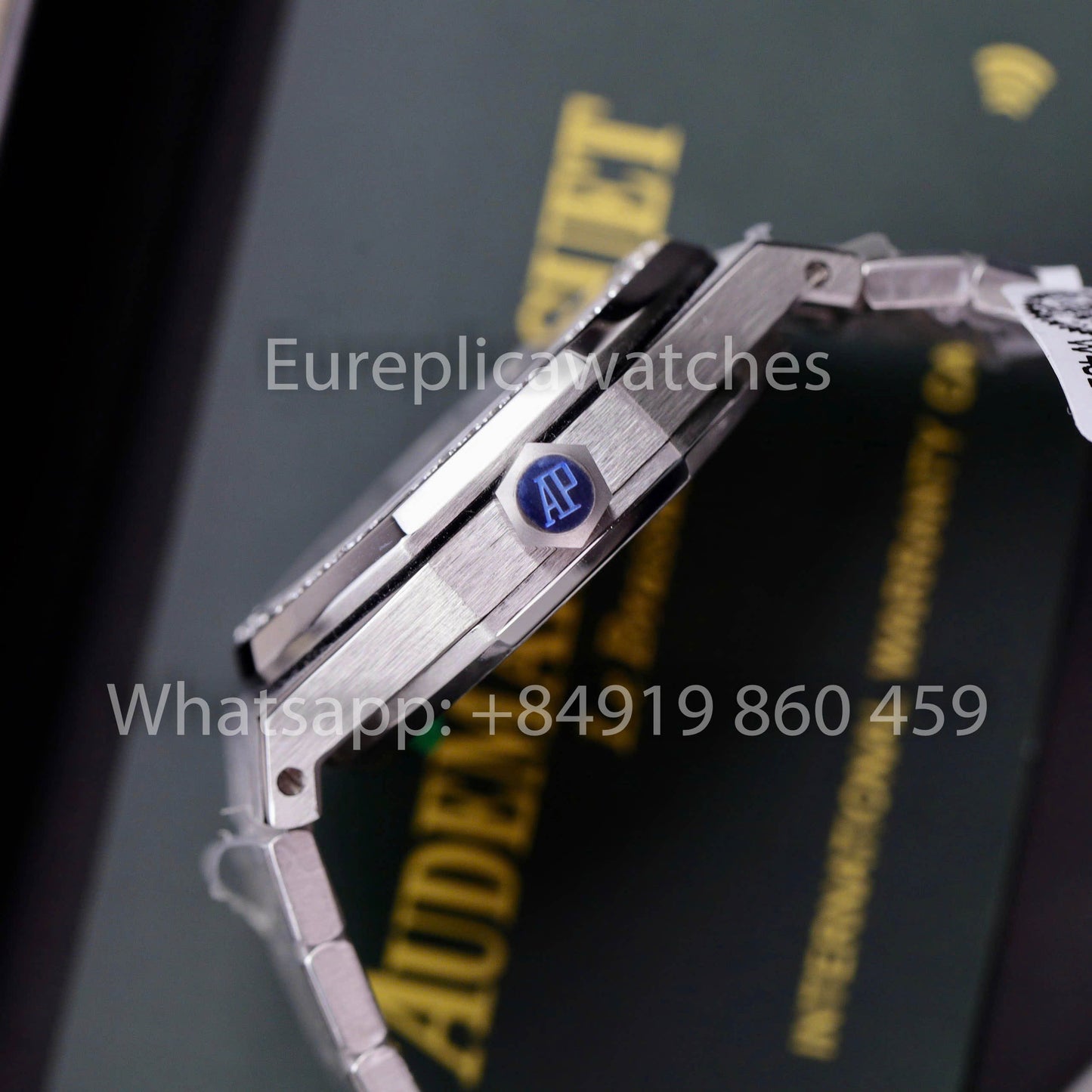 Audemars Piguet 15451ST.ZZ.1256ST.01 Custom Watch 1:1 Best Clone Moissanite Bezel