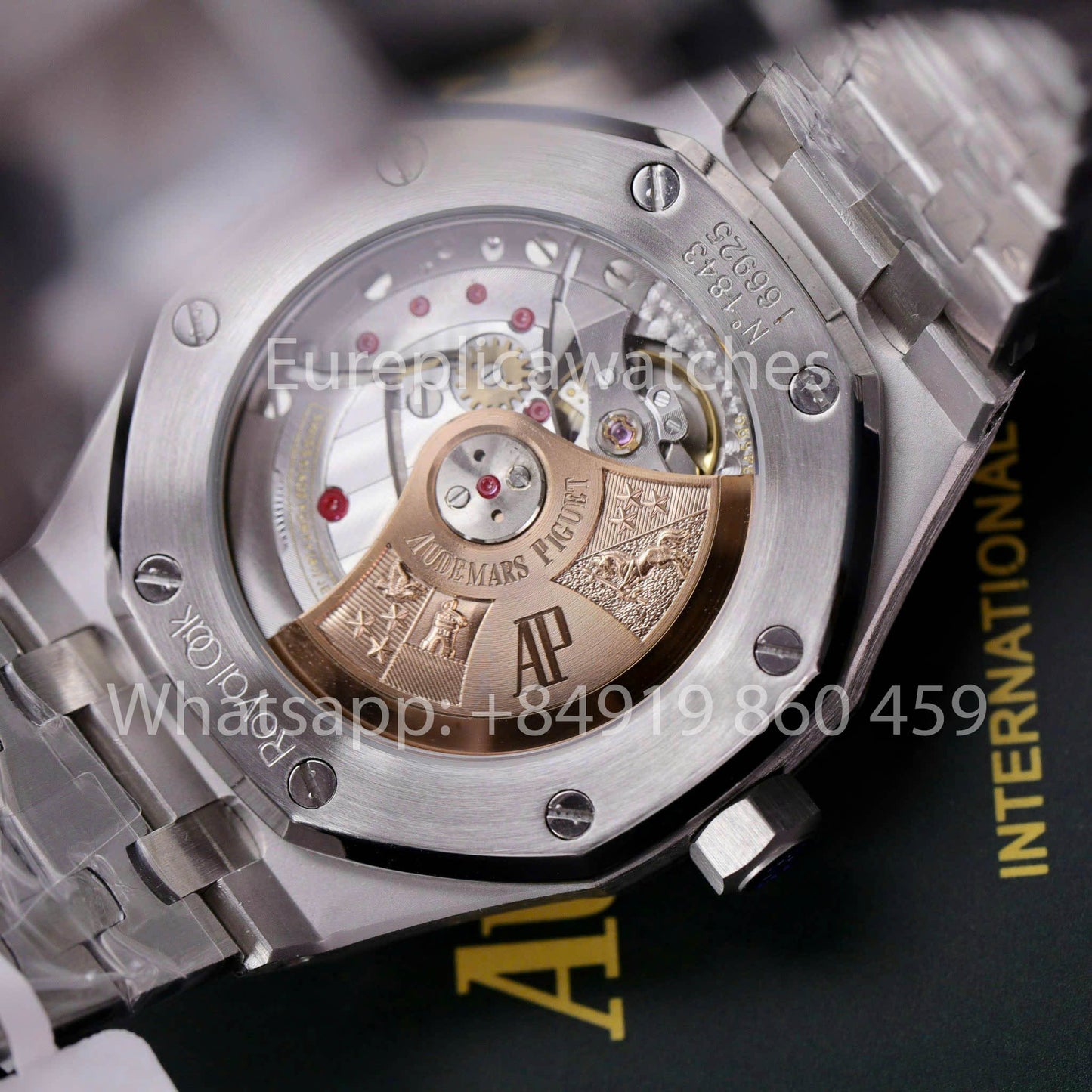 Audemars Piguet 15451ST.ZZ.1256ST.01 Custom Watch 1:1 Best Clone Moissanite Bezel