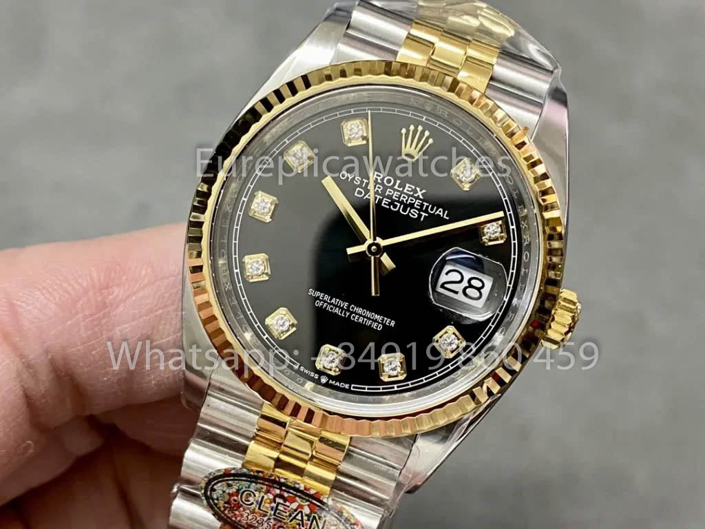 Rolex Datejust M126233-0021 36 mm 1:1 Meilleur clone propre en usine