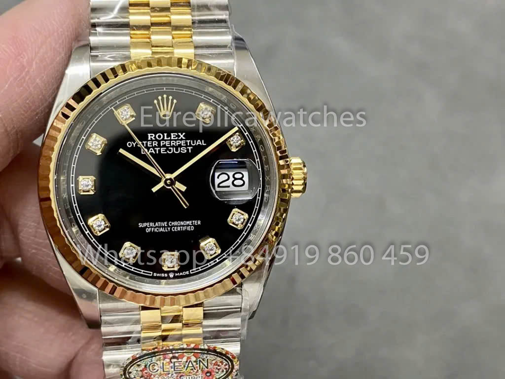 Rolex Datejust M126233-0021 36 mm 1:1 Meilleur clone propre en usine