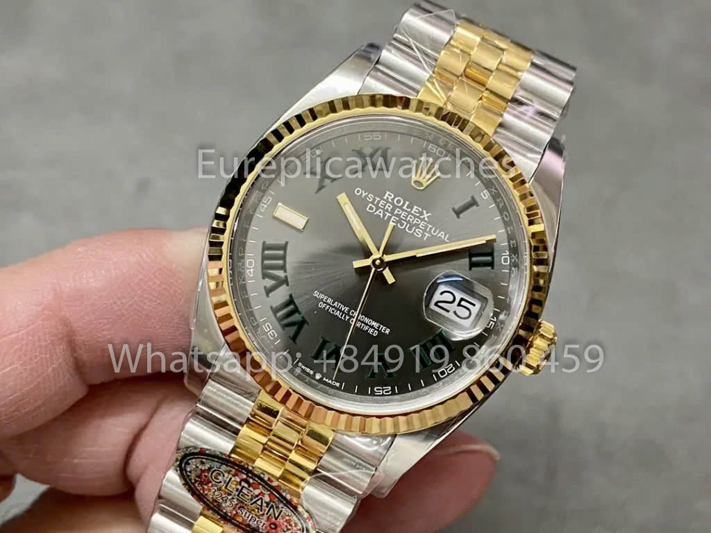 Rolex Datejust M126233-0035 36 mm 1:1 Meilleur clone propre en usine