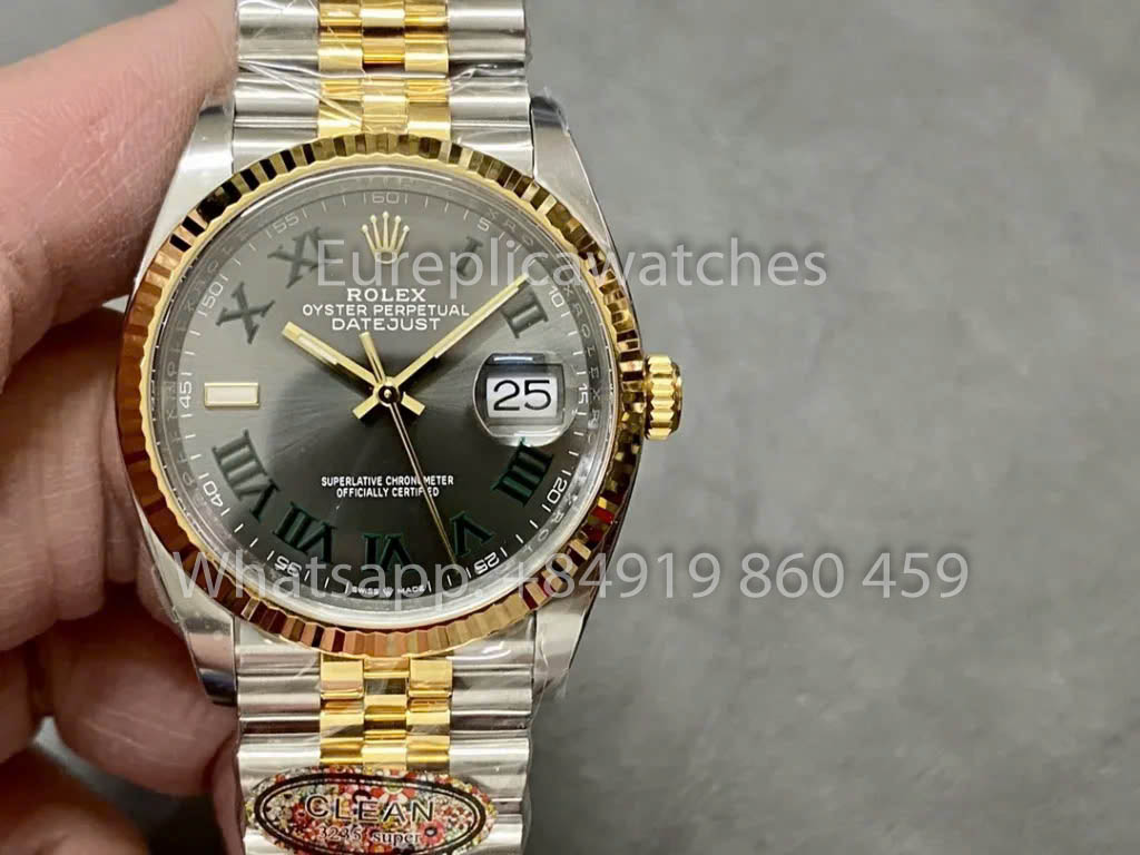 Rolex Datejust M126233-0035 36 mm 1:1 Meilleur clone propre en usine