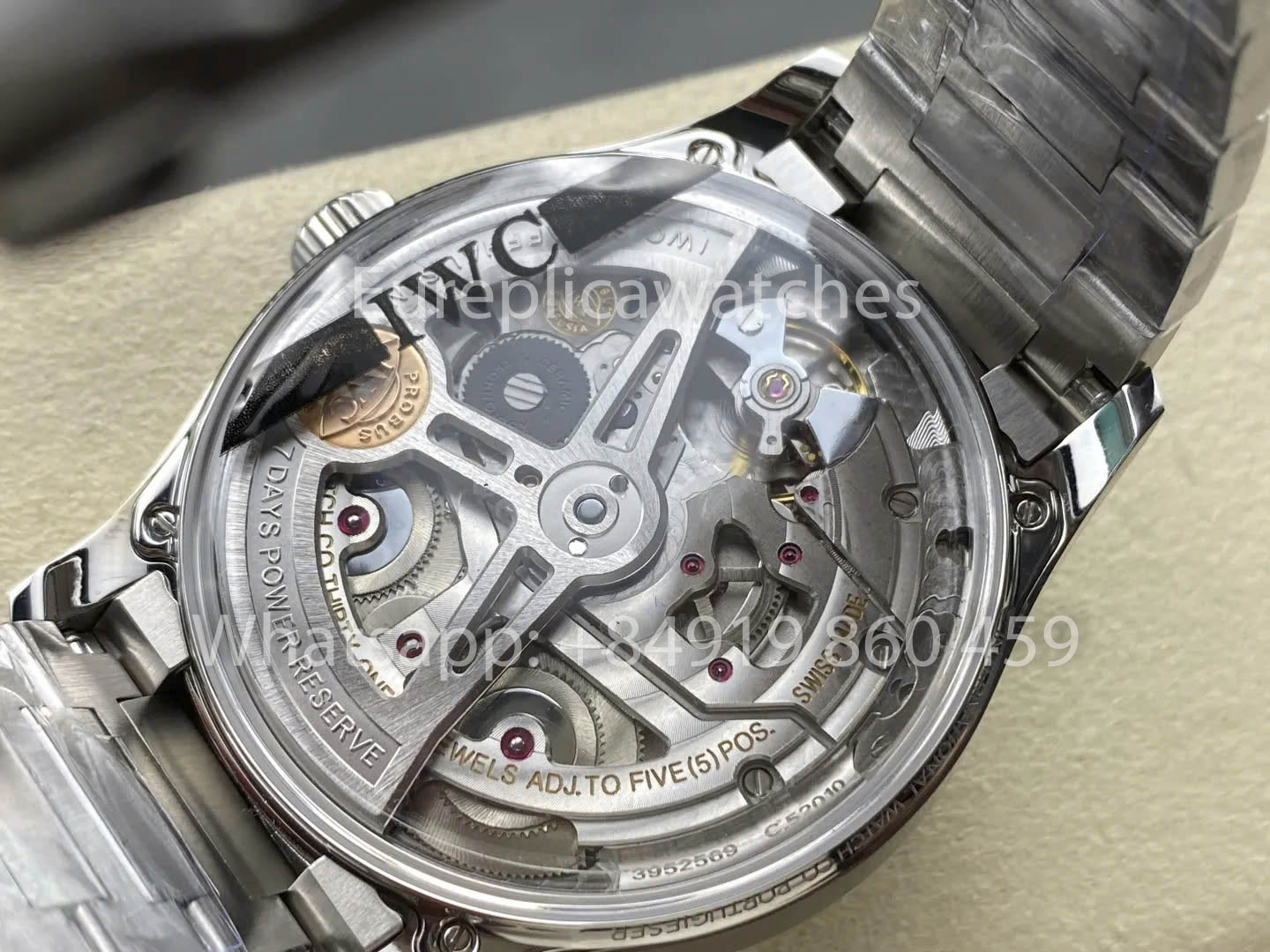 IWC Portugieser IW501704 Fabrik 1:1 Beste Klonuhr blaues Zifferblatt