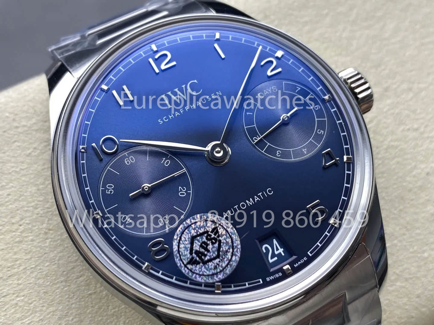 IWC Portugieser IW501704 Fabrik 1:1 Beste Klonuhr blaues Zifferblatt