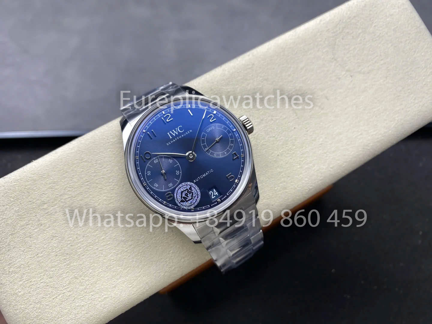 IWC Portugieser IW501704 Fabrik 1:1 Beste Klonuhr blaues Zifferblatt