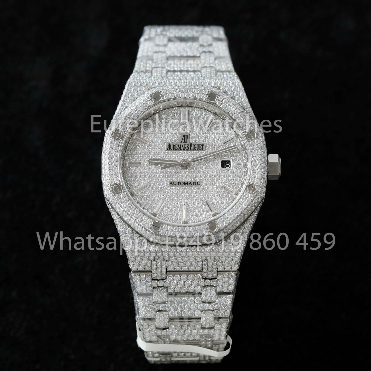 Audemars Piguet Royal Oak 15400ST 1:1 Best Edition ZF Factory Custom Moissanite Stone