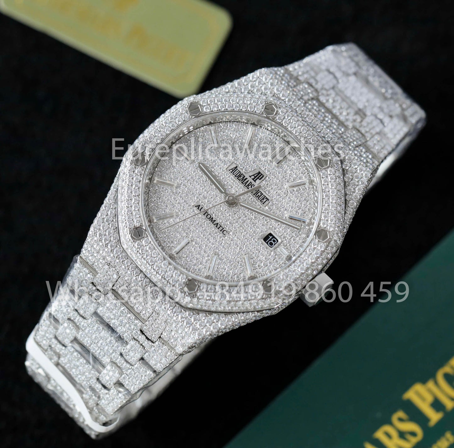 Audemars Piguet Royal Oak 15400ST 1:1 Best Edition ZF Factory Custom Moissanite Stone