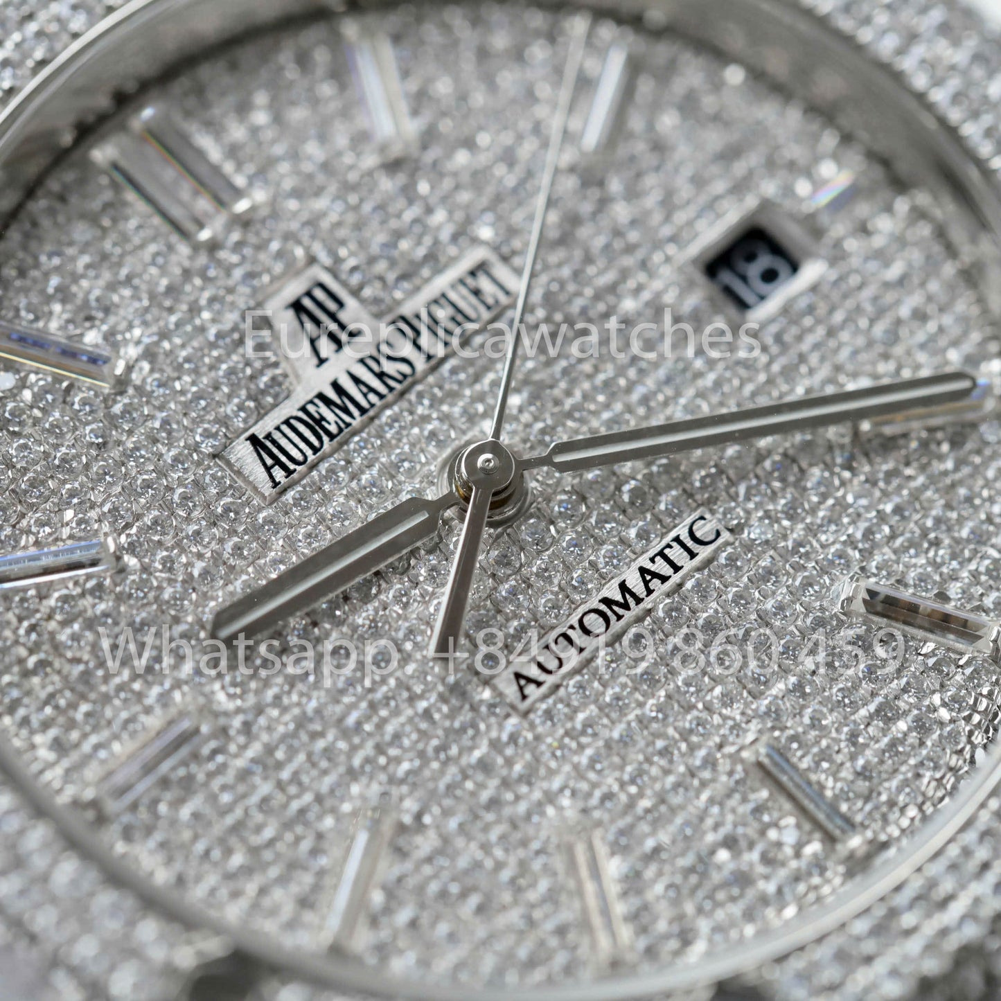 Audemars Piguet Royal Oak 15400ST 1:1 Best Edition ZF Factory Custom Moissanite Stone