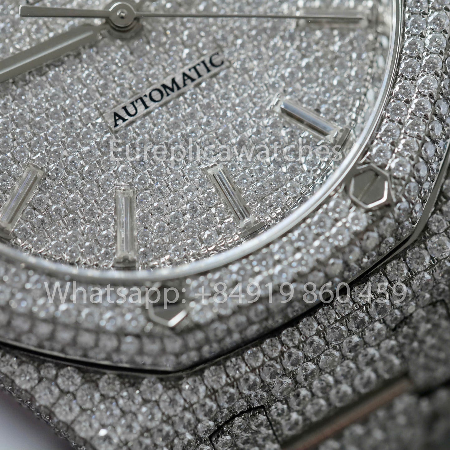 Audemars Piguet Royal Oak 15400ST 1:1 Best Edition ZF Factory Custom Moissanite Stone