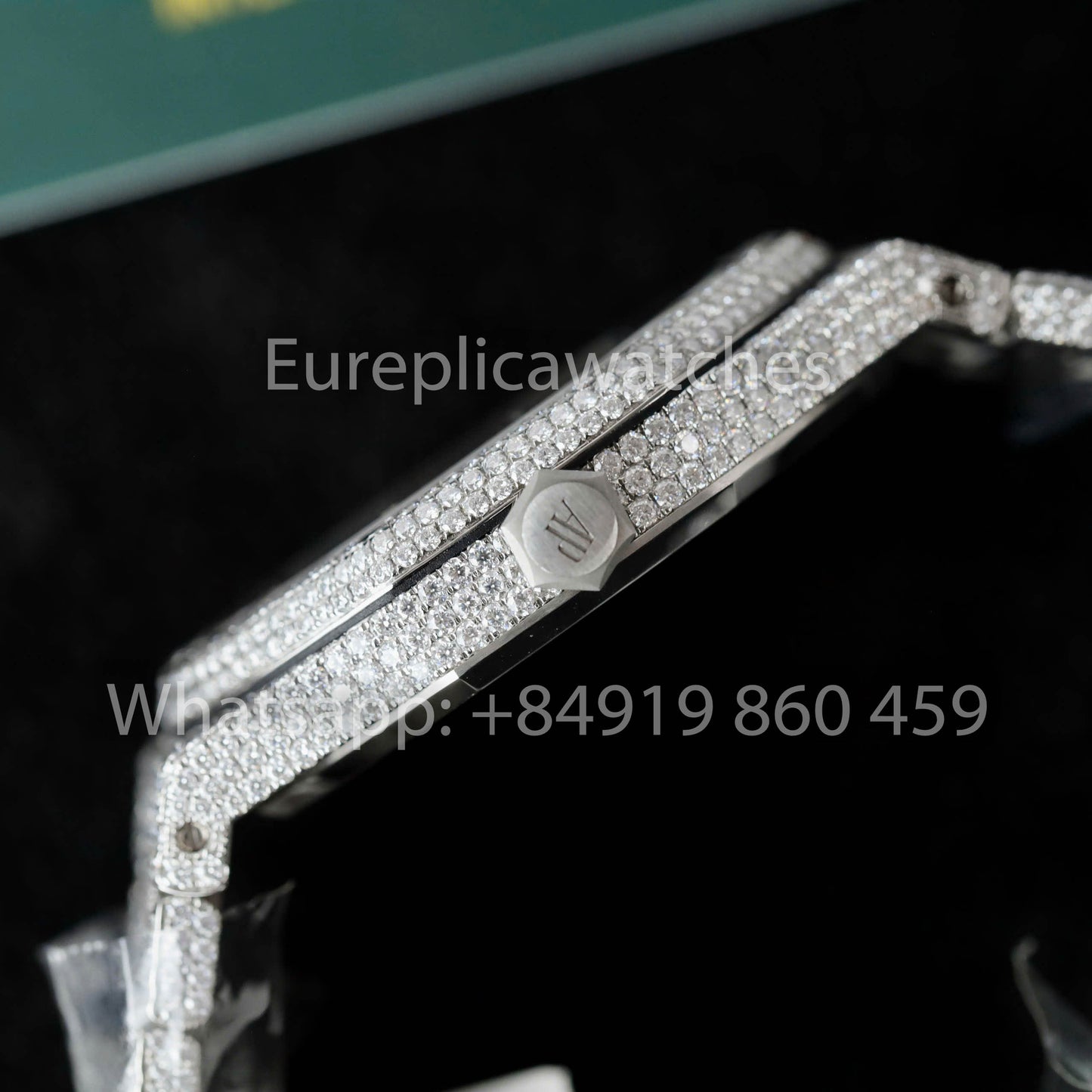 Audemars Piguet Royal Oak 15400ST 1:1 Best Edition ZF Factory Custom Moissanite Stone