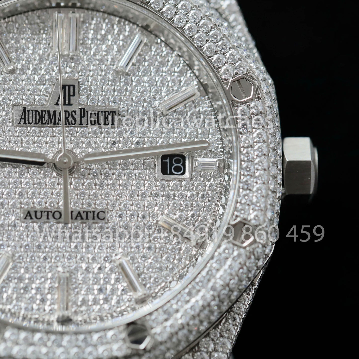 Audemars Piguet Royal Oak 15400ST 1:1 Best Edition ZF Factory Custom Moissanite Stone