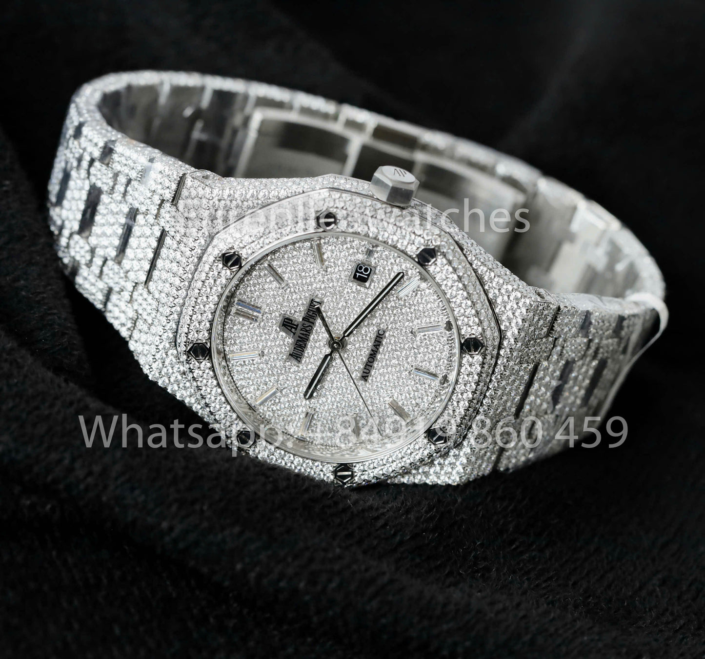 Audemars Piguet Royal Oak 15400ST 1:1 Best Edition ZF Factory Custom Moissanite Stone