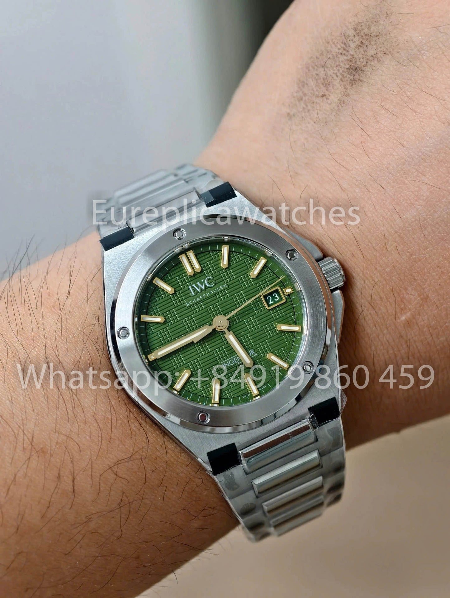 IWC Ingenieur Automatic IW328908 Uhr 40mm 1:1 Beste Version Blaues Zifferblatt V7 Fabrik