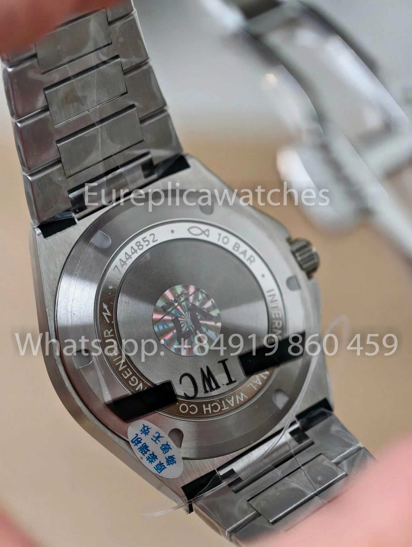 IWC Ingenieur Automatic IW328908 Uhr 40mm 1:1 Beste Version Blaues Zifferblatt V7 Fabrik