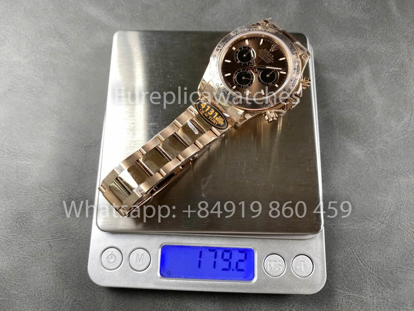 Rolex Cosmograph Daytona M126505-0005 QF Factory 1:1 Best Version Chocolate dial Rose gold