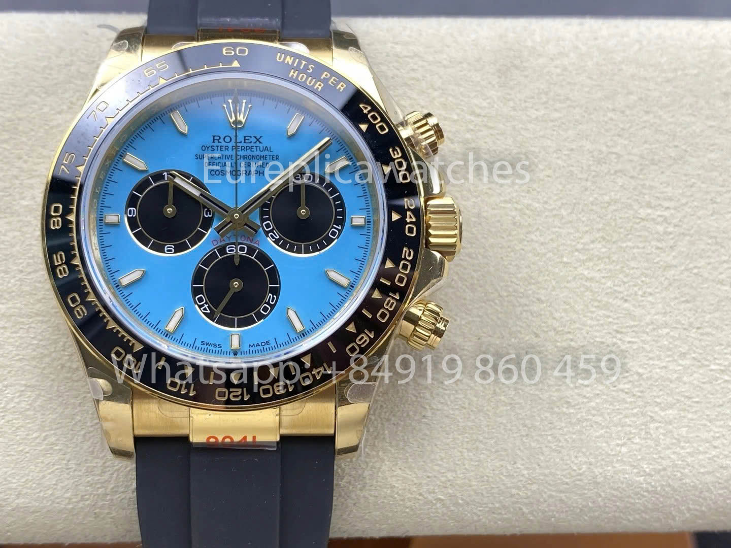 Rolex Cosmograph Daytona M126518LN QF Factory 1:1 Best Version Tiffany Dial Yellow Gold