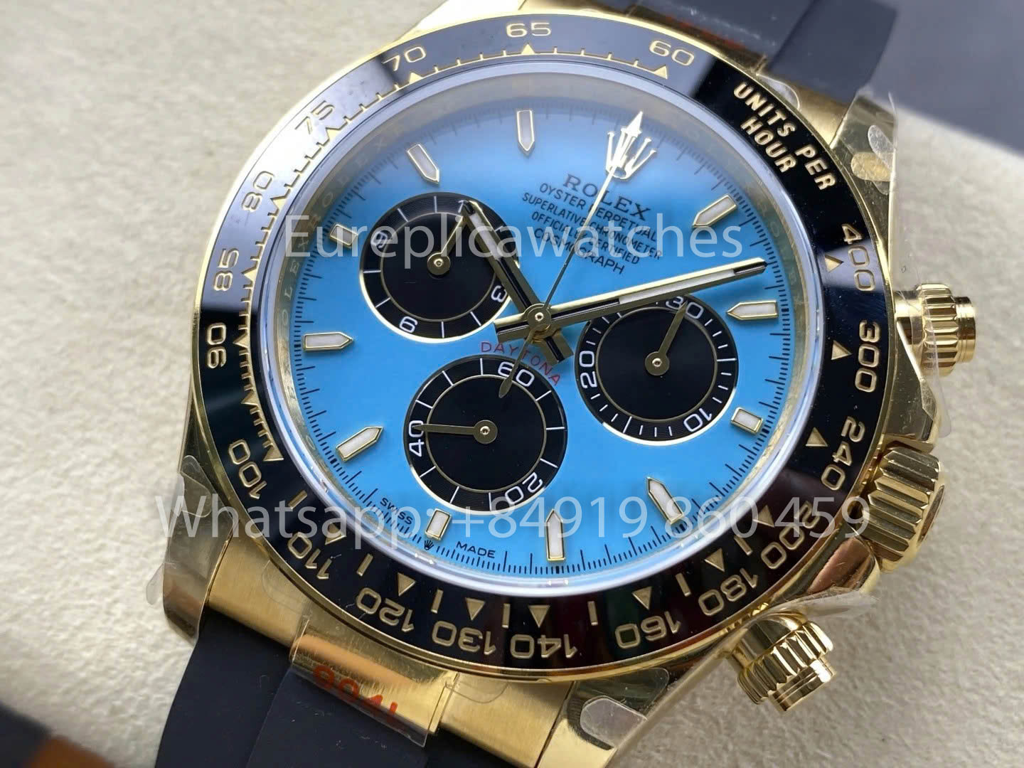 Rolex Cosmograph Daytona M126518LN QF Factory 1:1 Best Version Tiffany Dial Yellow Gold