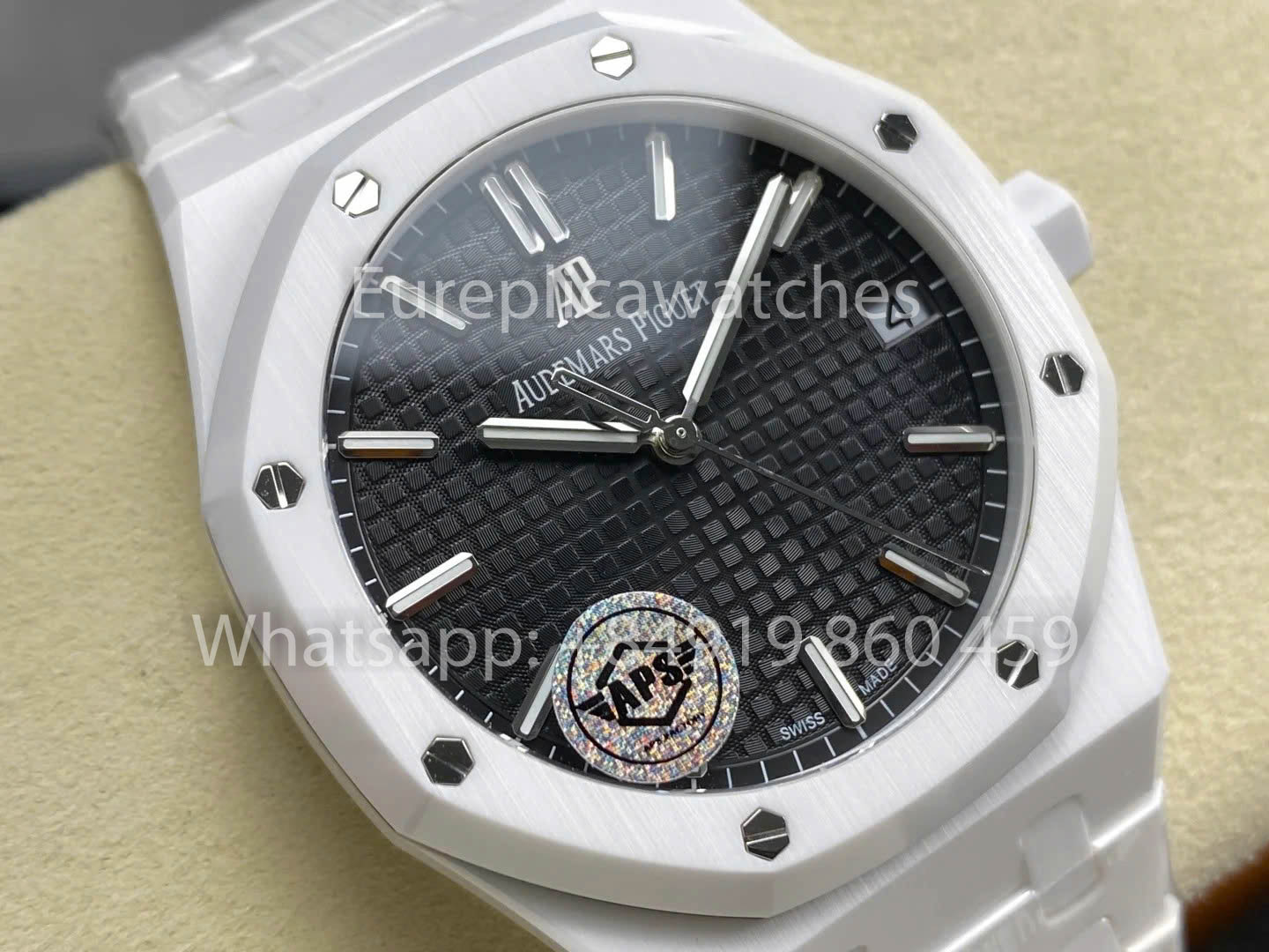 Audemars Piguet Royal Oak 15500ST Schwarzes Zifferblatt 1:1 Beste Version Keramik APS Factory