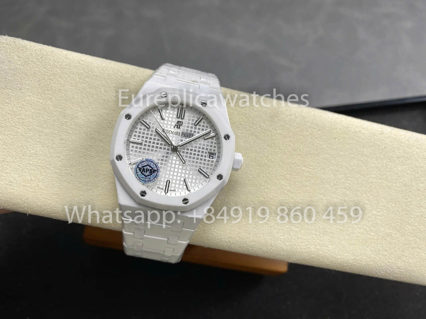 Audemars Piguet Royal Oak 15500ST Weißes Zifferblatt 1:1 Beste Version Keramik APS Factory