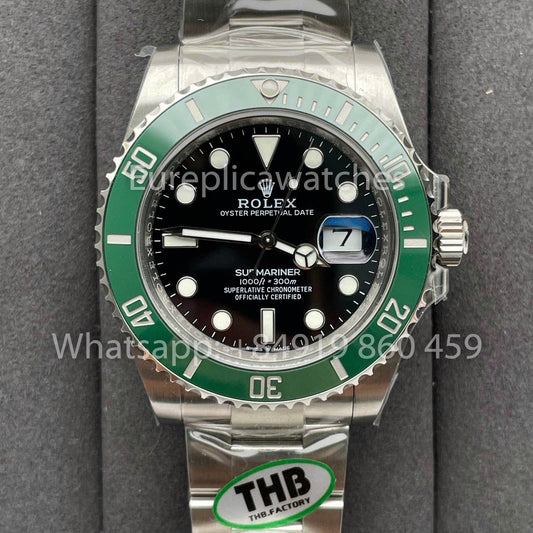 Rolex Submariner M126610LV-0002 Kermit  1:1 Super Clone THB Factory