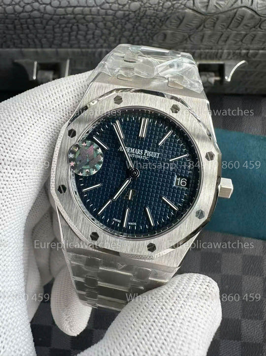 Audemars Piguet Royal Oak 15202IP.OO.1240IP.01 1:1 Bester Klon ZF Factory Rauchblaues Zifferblatt