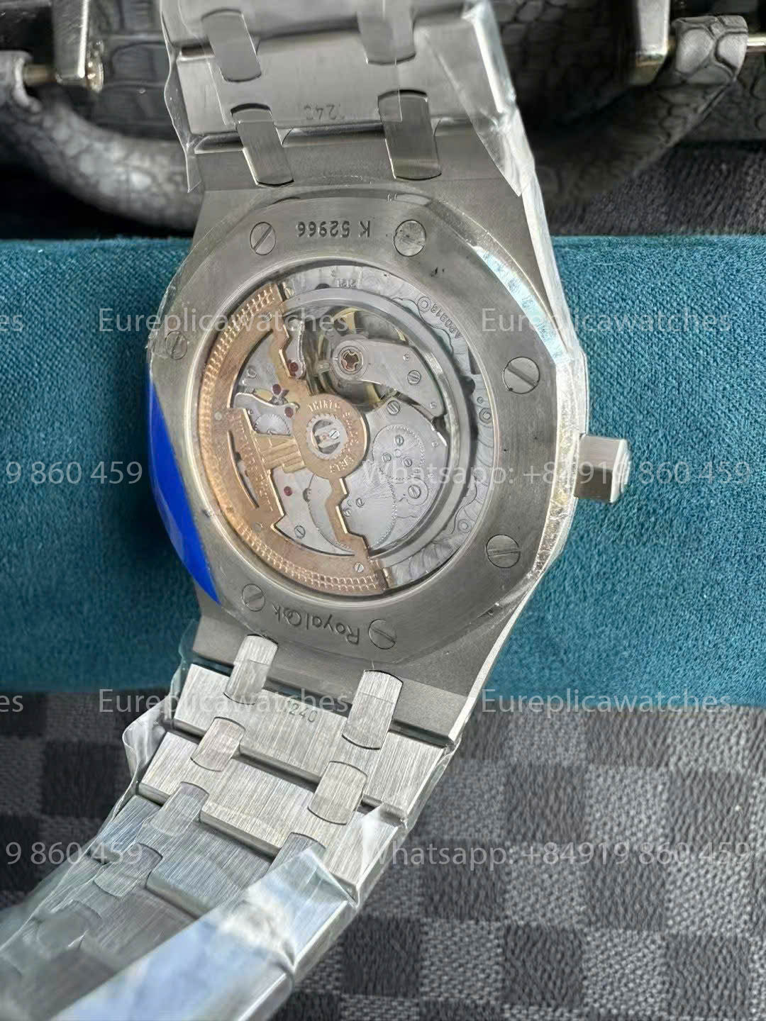 Audemars Piguet Royal Oak 15202IP.OO.1240IP.01 1:1 Bester Klon ZF Factory Rauchblaues Zifferblatt